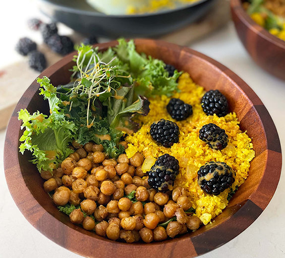 Curried Cauliflower Bowl