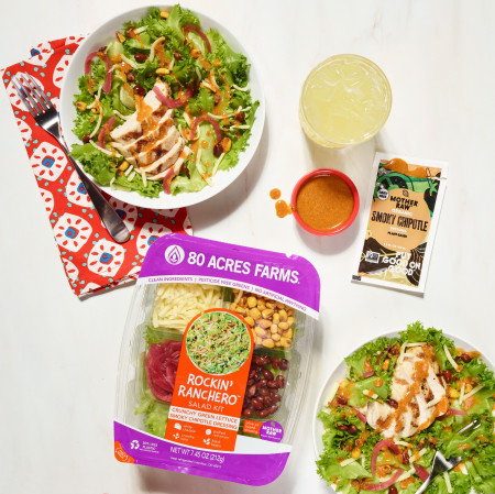 Rockin' Ranchero Salad Kit with a Mother Raw packet