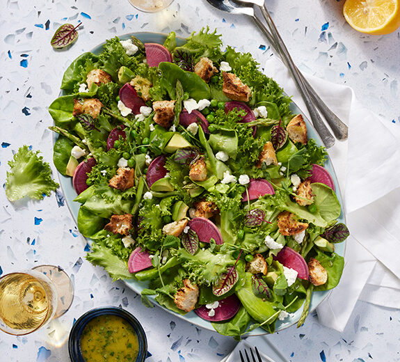 80 Acres Farms Spring Panzanella Salad