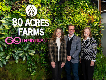 Siemens & 80Acres —vertical farming partnership