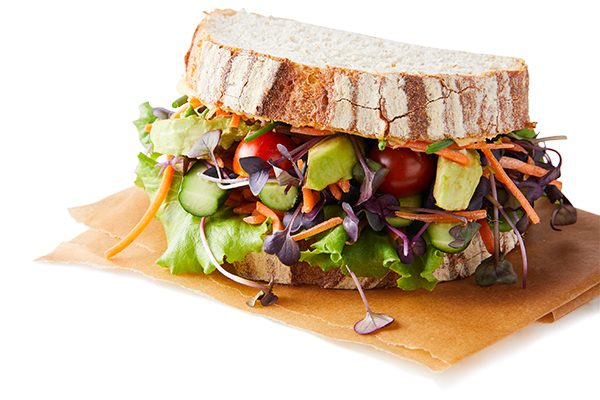 80 Acres Farms Vegetable Sandwich